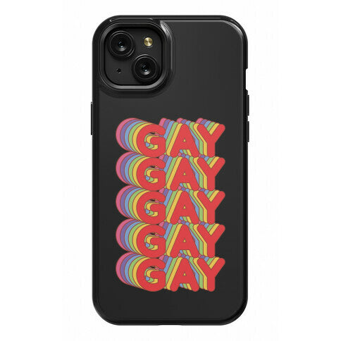 Gay Retro Rainbow Phone Case